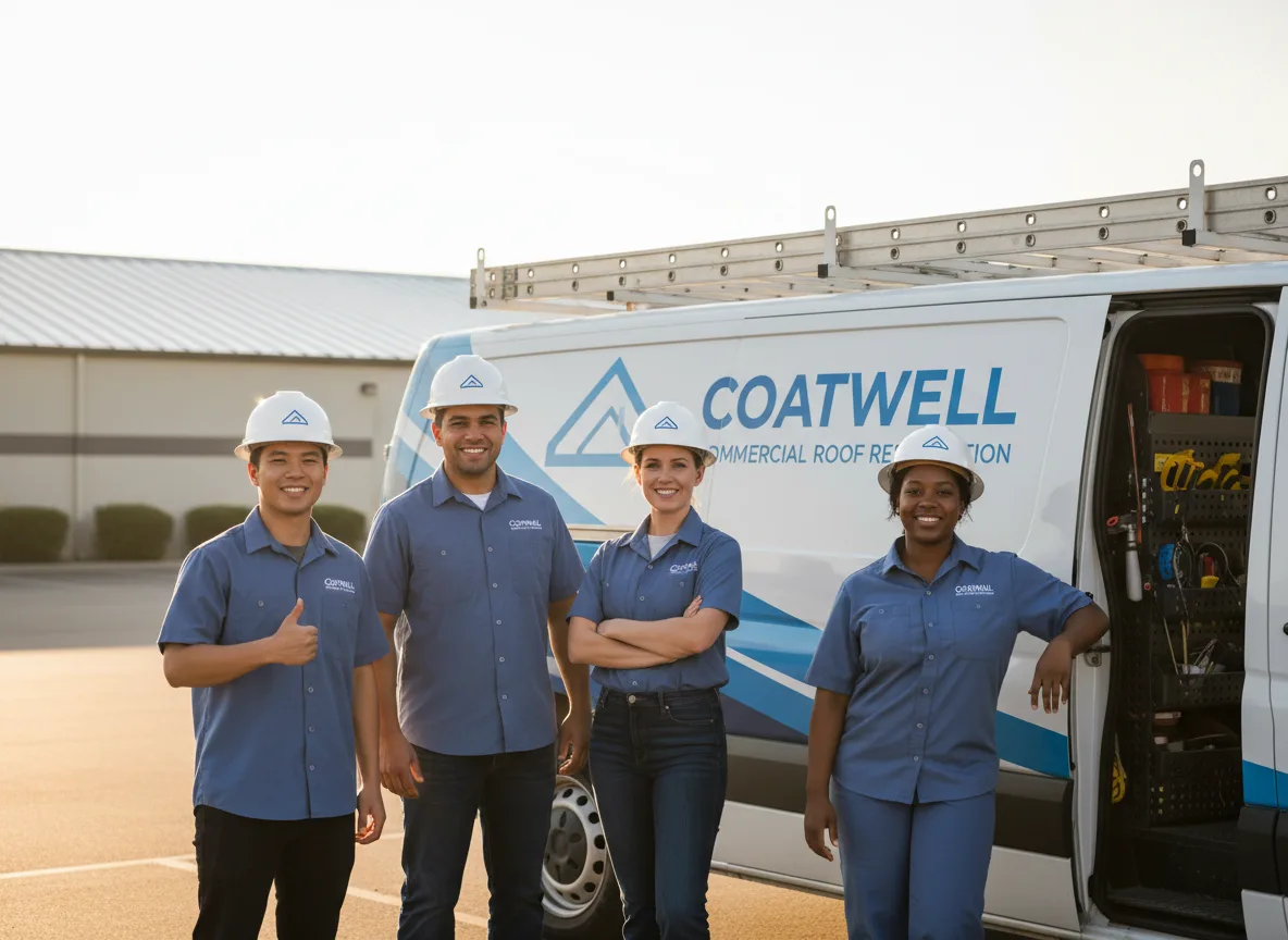 Commercial roof coating company in Rock Island, TX